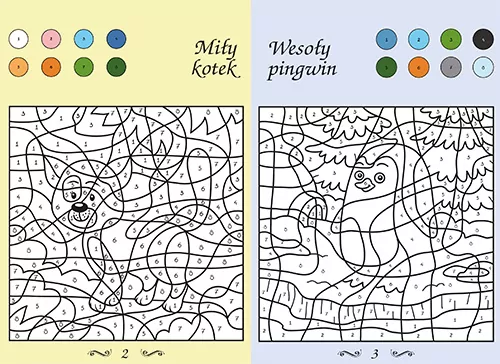 Rysunki według kodu. Zadania do kolorowania - tantis.pl