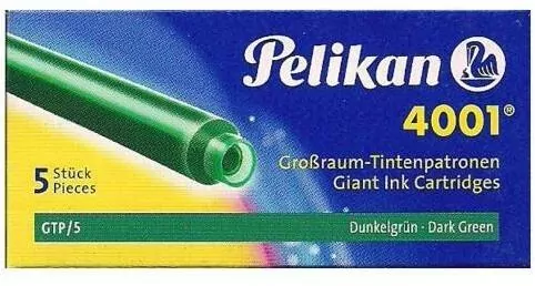 Naboje Pelikan GTP/5 c.zielone 300070 - tantis.pl