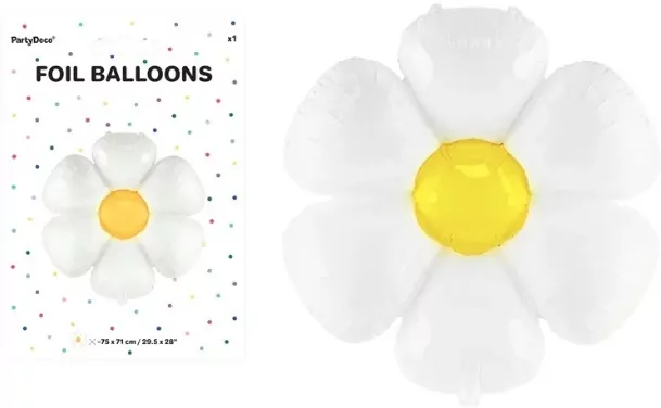 Balon foliowy. Stokrotka 97x103cm - tantis.pl