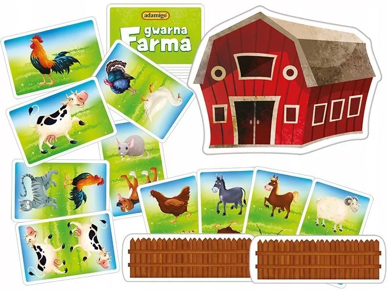 Gwarna farma. Rodzinna gra karciana - tantis.pl