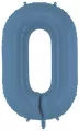 Balon foliowy cyfra 0 86cm granat - tantis.pl
