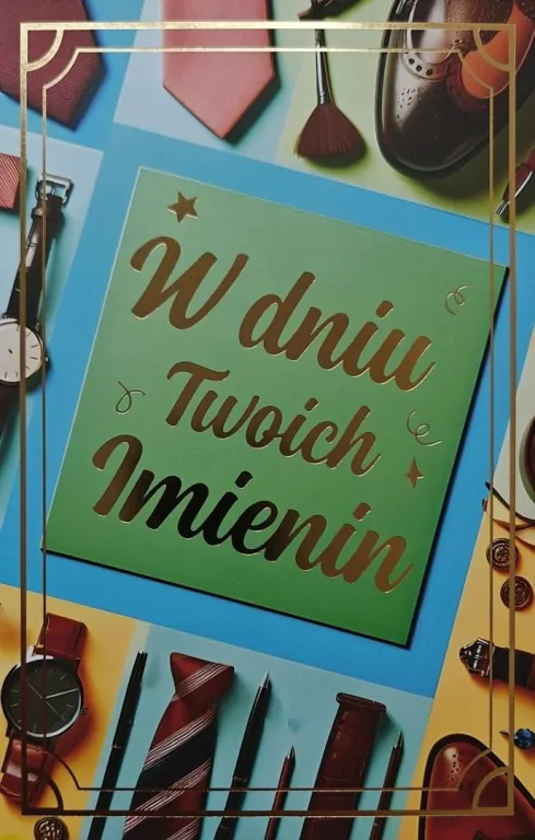 Karnet Imieniny męskie 2K-190 - tantis.pl