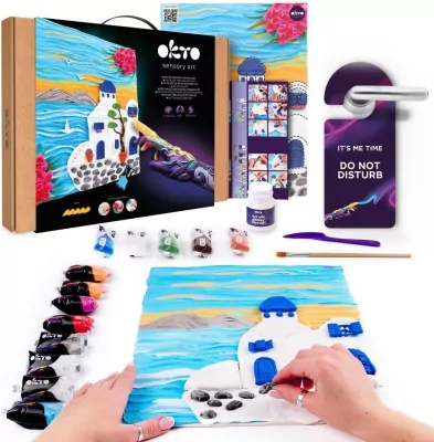 Zestaw kreatywny do modelowania 3D Santorini