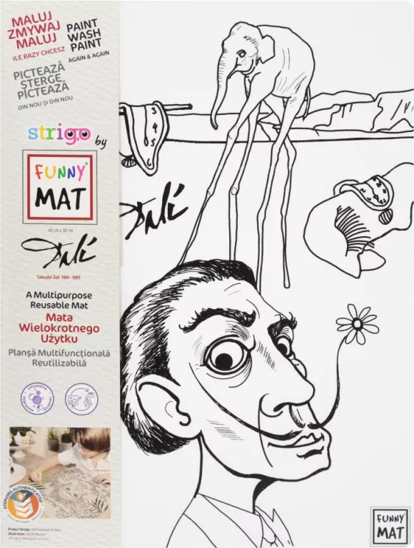 Mata transparentna Dali Funny Mat STRIGO - tantis.pl