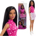 Barbie Fashionistas. Lalka różowa koszulka - tantis.pl