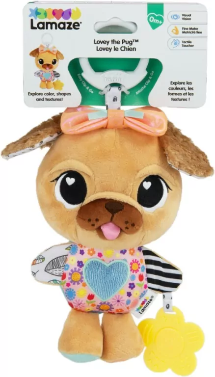 Zawieszka mopsik Marlenka. Lamaze - tantis.pl