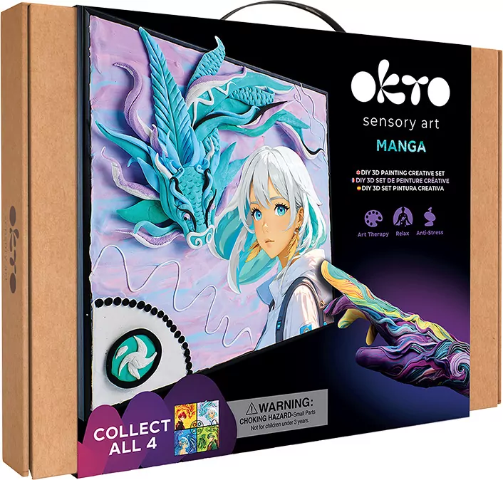 Malowanie 3D. Manga 30x40cm. Powietrze - tantis.pl