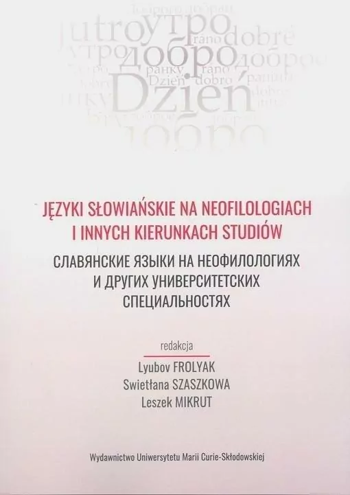 Języki słowiańskie na neofilologiach i innych... - tantis.pl