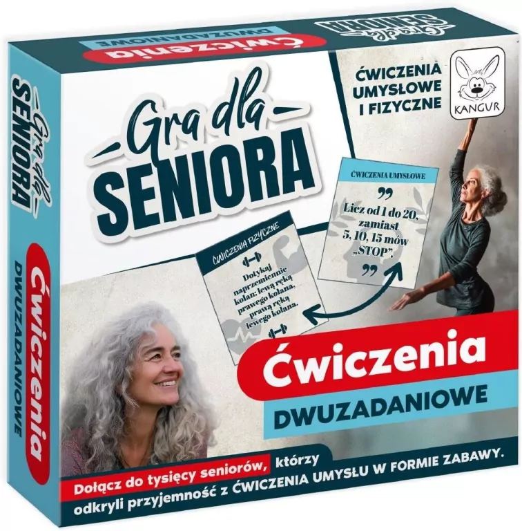 Gra dla Seniora. Ćwiczenia Dwuzadaniowe - tantis.pl