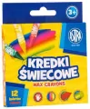 Kredki świecowe okrągłe. 12 kolorów - tantis.pl