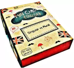 Creativo. Fun Card English Singular vs Plural