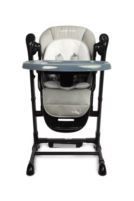 Caretero Krzesełko + huśtawka Indigo czarno szare - tantis.pl