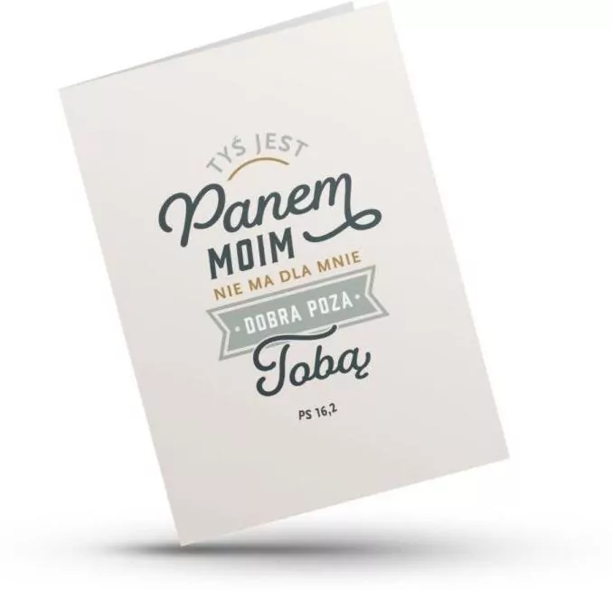 Kartka składana - Tyś jest Panem moim - tantis.pl