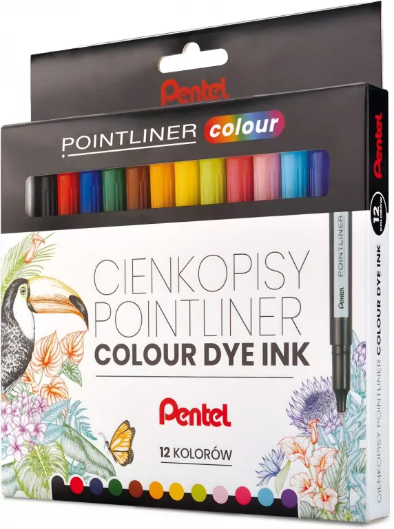 Cienkopis pointliner S40-ST 12 kolorów - tantis.pl