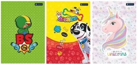 Zeszyt A4/32K 3 linie kol