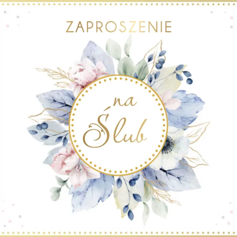 Zaproszenie na Ślub (10szt) - tantis.pl