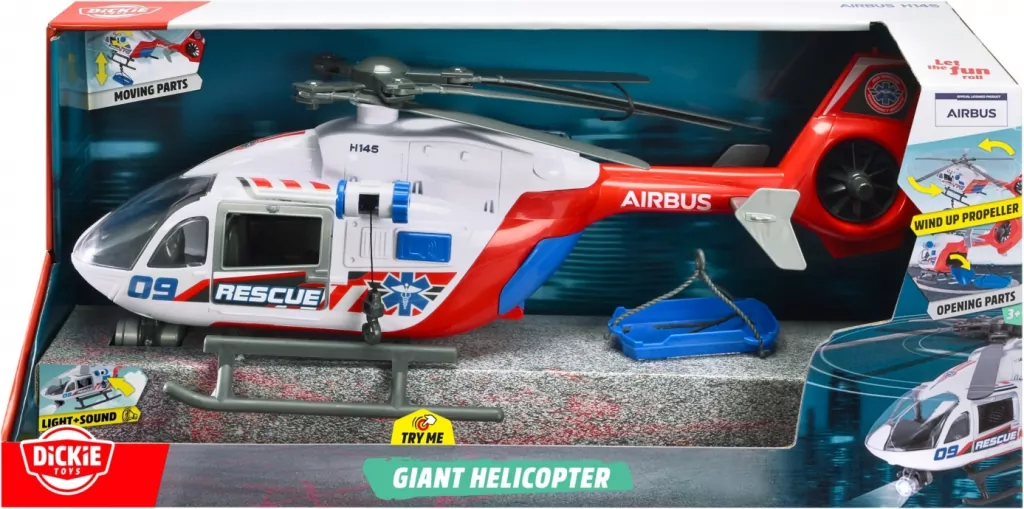SOS Helikopter ratunkowy Airbus 54cm - tantis.pl