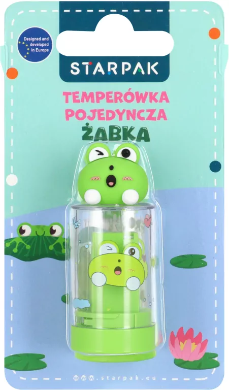 Temperówka plastikowa na blistrze. Żabki - tantis.pl