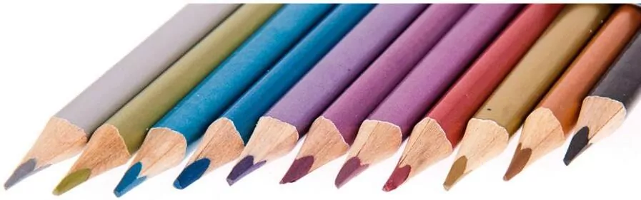 Kredki ołówkowe trójkątne metalizowane - tantis.pl