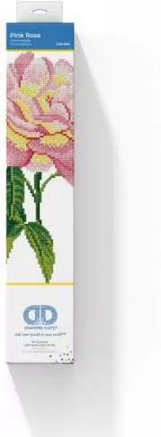 Haft diamentowy Diamond Dotz Różowa róża 35,7x43,7cm DD5069 - tantis.pl