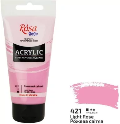 Farba akrylowa light pink 421 75ml