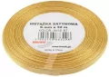 Wstążka satynowa złota 6mmx32m - tantis.pl