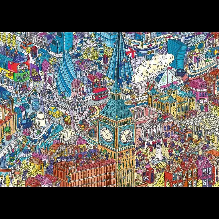 Puzzle 1000. UFT Eye-Spy Time Travel: London TREFL - tantis.pl