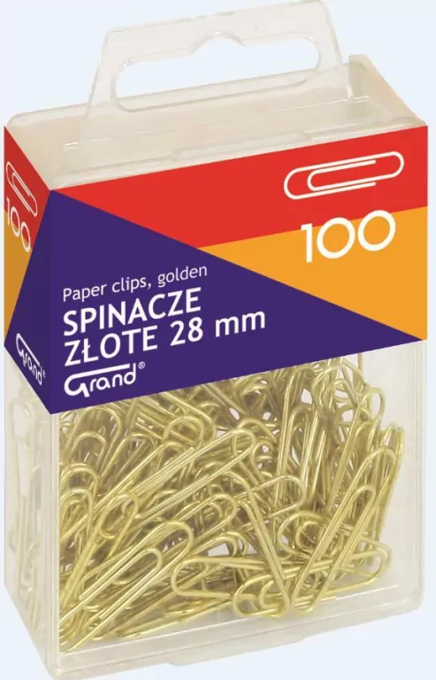 Spinacze złote. R-28. - tantis.pl