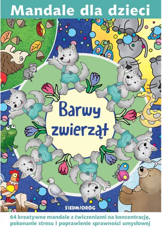 Barwy zwierząt. Mandale dla dzieci - tantis.pl