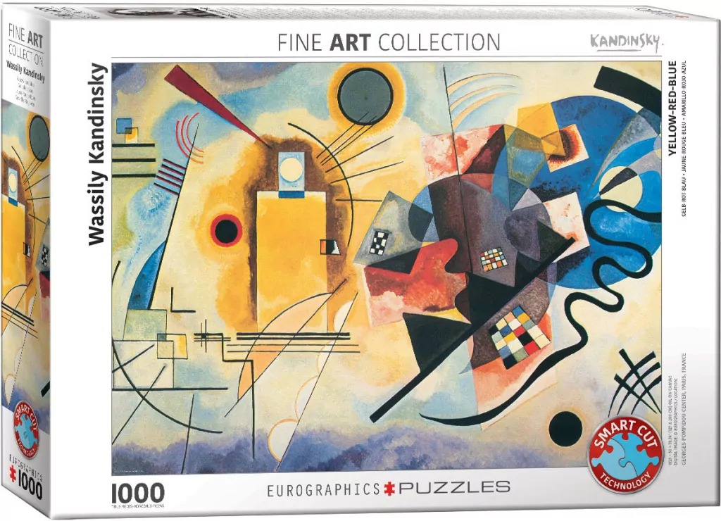 Puzzle 1000 Żółty czerwony niebieski 6000-3271 - tantis.pl
