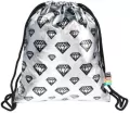 Worko-plecak na sznurkach St.Right Silver Diamonds - tantis.pl