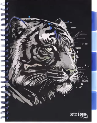 Kołozeszyt Pads A4/100K linia Tygrys