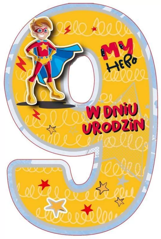 Karnet. Urodziny 9 - tantis.pl