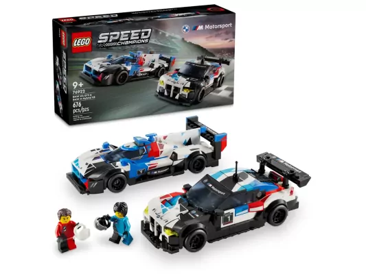 LEGO® Speed Champions. Samochody wyścigowe BMW M4 GT3 & BMW M Hybrid V8 76922