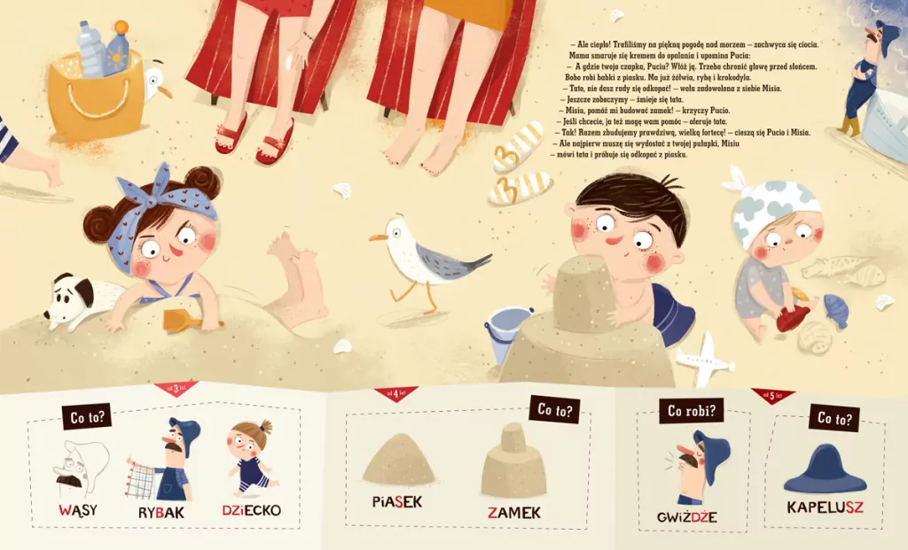 Pucio na wakacjach. Ćwiczenia wymowy - tantis.pl