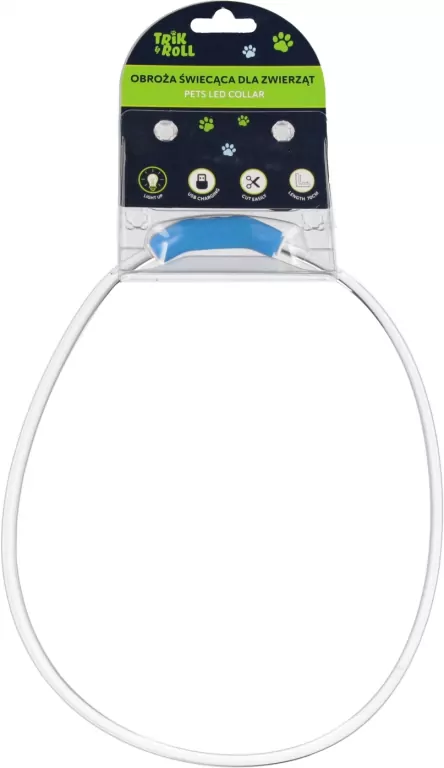 Obroża świecąca LED USD 70cm - tantis.pl