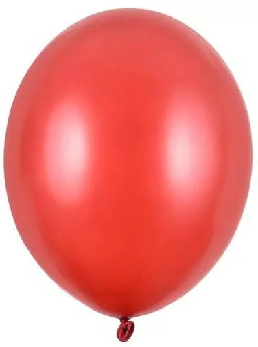 Balony Strong Metallic Poppy Red 30cm - tantis.pl