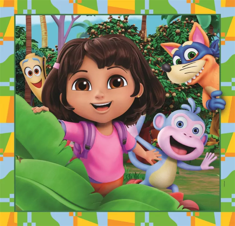 Puzzle 3x48 Super Kolor Dora - tantis.pl