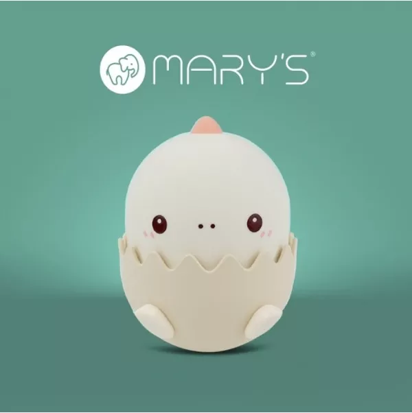 Lampka nocna LED baby dino różowy - tantis.pl