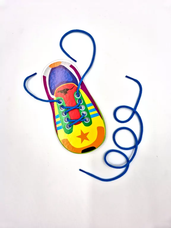 Zawiąż buty. Zabawka edukacyjna Montessori - tantis.pl