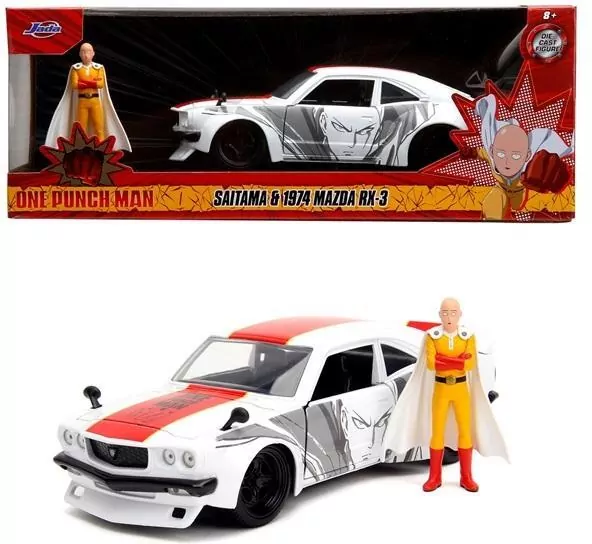 Jada One Punch Man 1974 Mazda RX-3 1:24 - tantis.pl