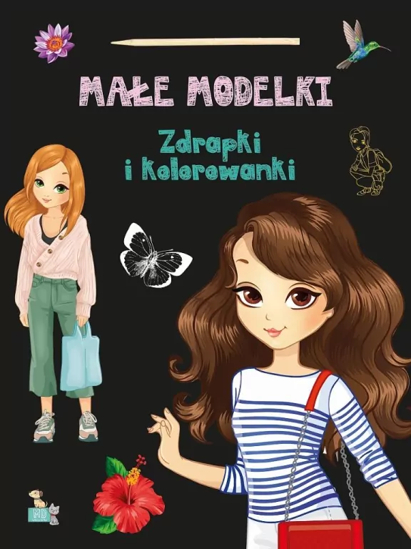 Zdrapki i kolorowanki. Małe modelki - tantis.pl