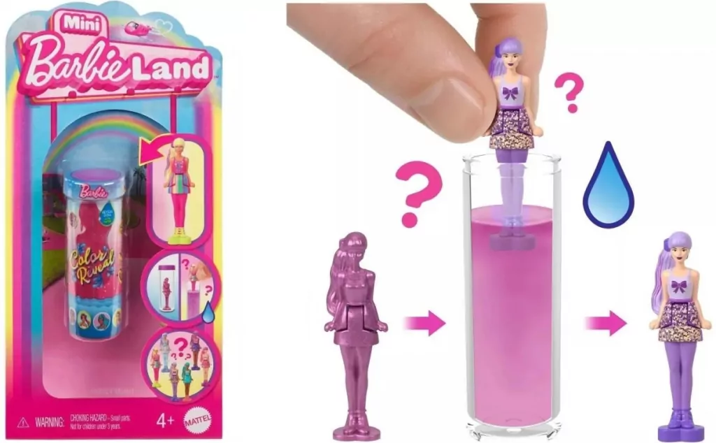 Barbie Mini BarbieLand Lalka Reveal, mix - tantis.pl