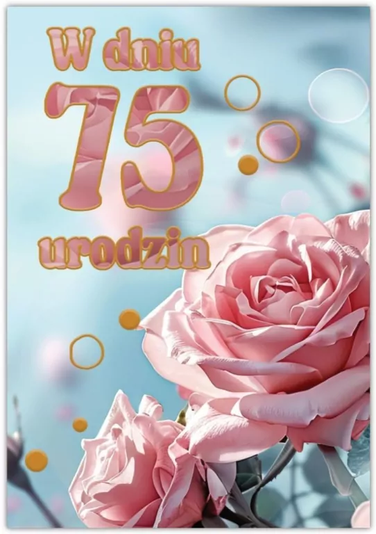 Karnet Silver 75 urodziny - tantis.pl