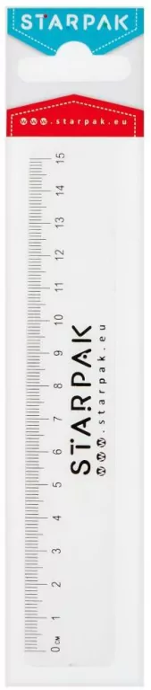Linijka 15cm, plastikowa - tantis.pl