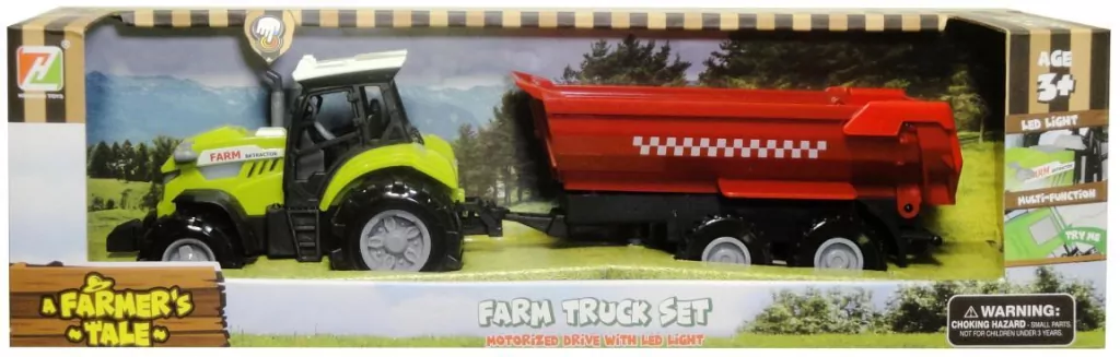 Traktor z dźwiękami i światłem - tantis.pl