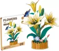 DIY drewniane kwiatki 3D lilie - tantis.pl