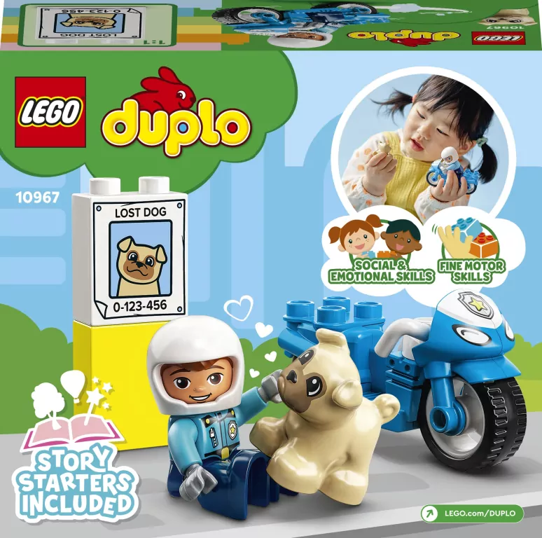 LEGO® DUPLO® Town. Motocykl policyjny. 10967 - tantis.pl