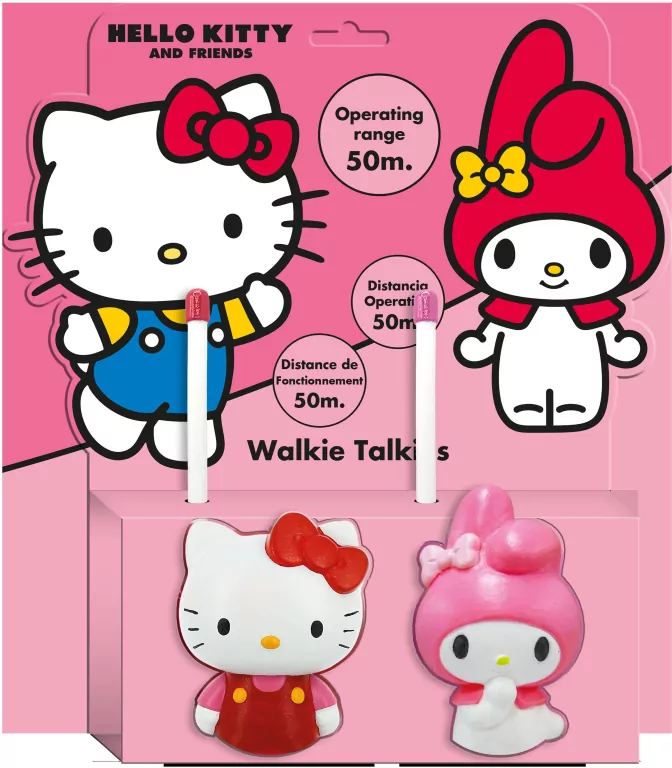 Walkie Talkie 3D Hello Kitty HK50152 - tantis.pl