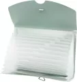 Teczka harmonijkowa A4 PP zieleń morandi - tantis.pl